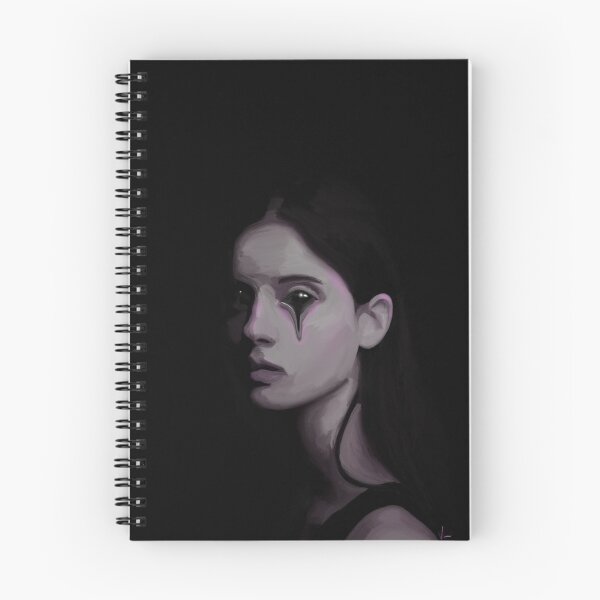 Item preview, Spooky women portrait haunted Halloween art designed and sold by Vanessa Valenzuela.