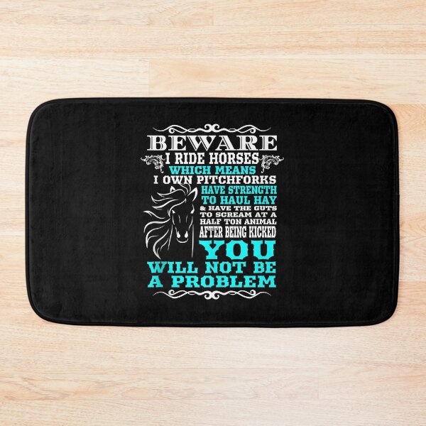 Item preview, Beware I Ride Horses  Funny Horse Gift Horse Lover   designed and sold by BenAlexanderes.