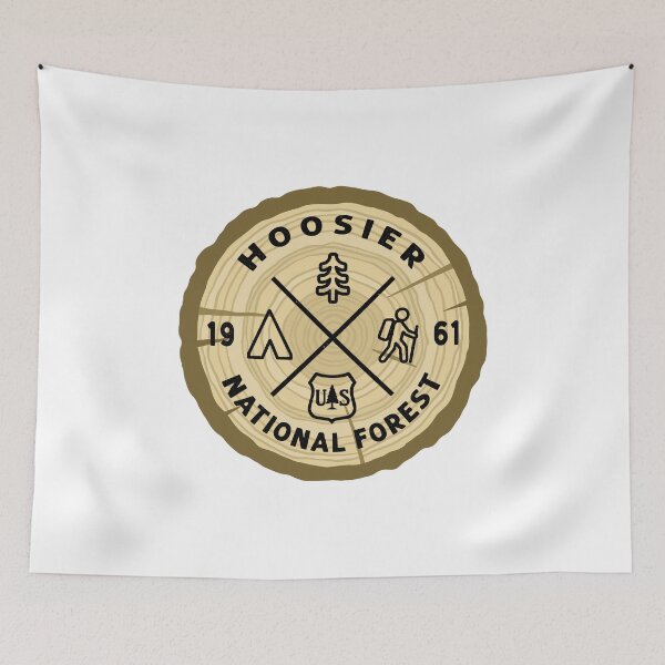 Item preview, Hoosier National Forest Log Slice designed and sold by VanyaKar.