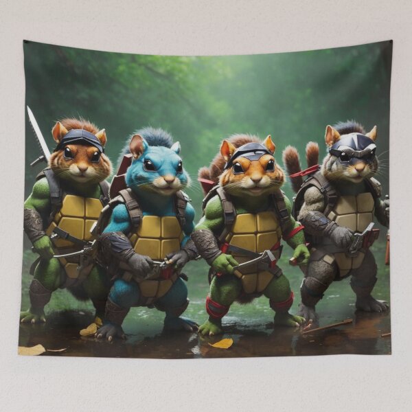 Item preview, Forest Warriors: Squirrel Ninjas designed and sold by Electric-Easel.