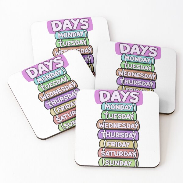 Item preview, Days of the week.  designed and sold by Artwork-LCR.