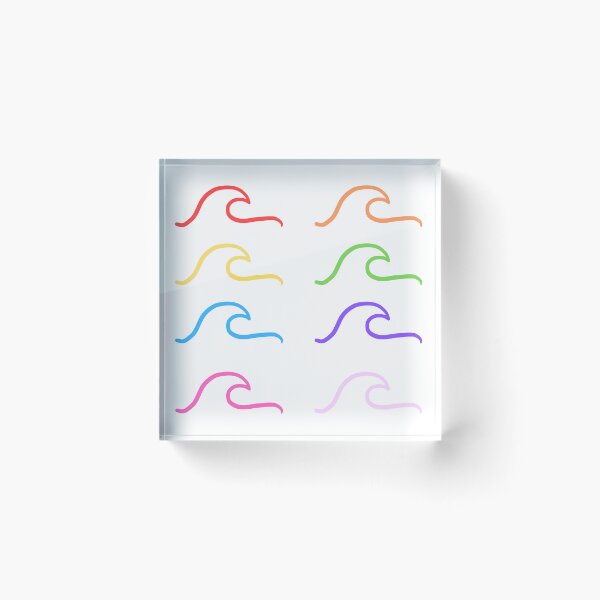Item preview, Rainbow Waves designed and sold by mollzfahdays.