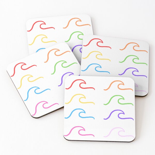 Item preview, Rainbow Waves designed and sold by mollzfahdays.