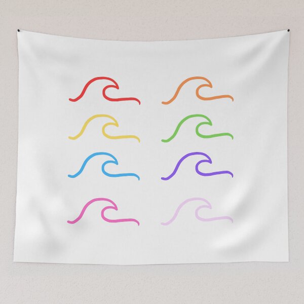 Item preview, Rainbow Waves designed and sold by mollzfahdays.