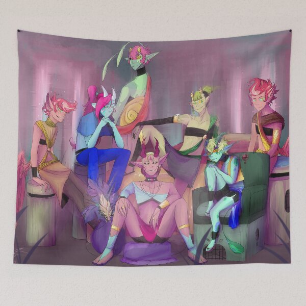 Item preview, Vices Family Portrait designed and sold by ArtsyMidget86.
