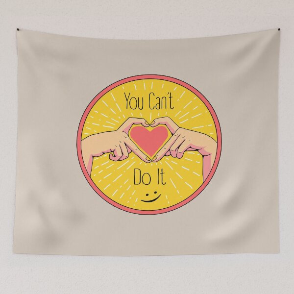 Item preview, you can't do it (hand sign of love fun) designed and sold by hayrpictures.