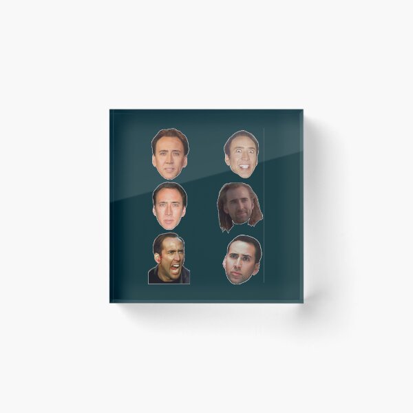 Item preview, Nicolas Cage Faces designed and sold by BoredMaudz.