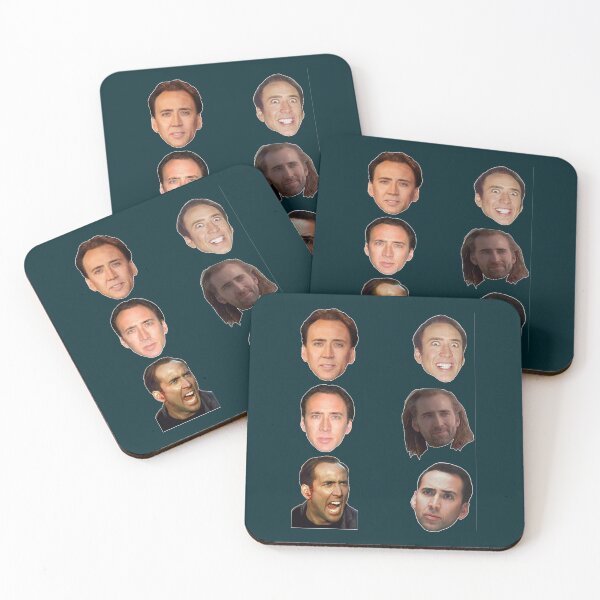 Item preview, Nicolas Cage Faces designed and sold by BoredMaudz.