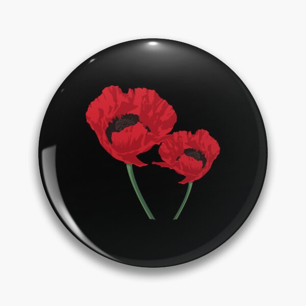 Item preview, 2 red poppies - remembrance   designed and sold by NalazShipley.