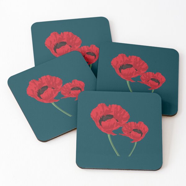 Item preview, 2 red poppies - remembrance   designed and sold by NalazShipley.