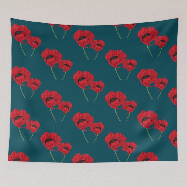 Item preview, 2 red poppies - remembrance   designed and sold by NalazShipley.