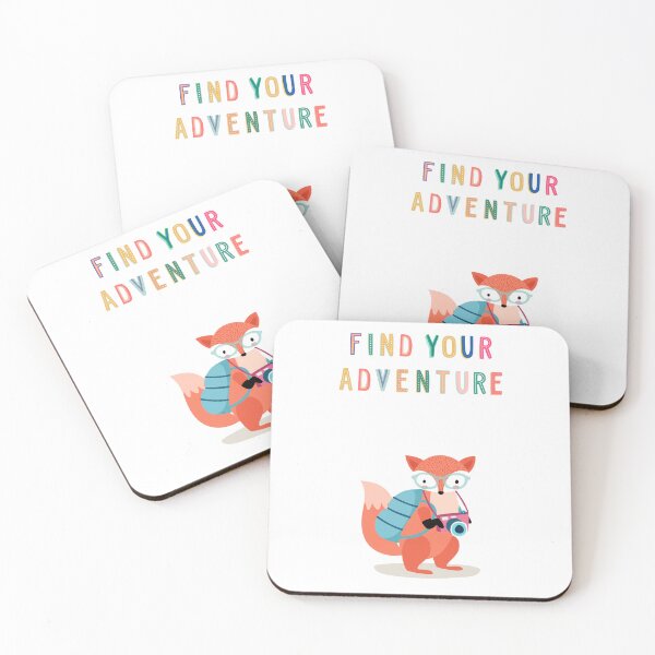 Item preview, Find Your Adventure Fox Traveler Backpacker designed and sold by dk-design85.