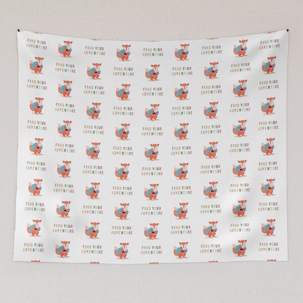 Item preview, Find Your Adventure Fox Traveler Backpacker designed and sold by dk-design85.