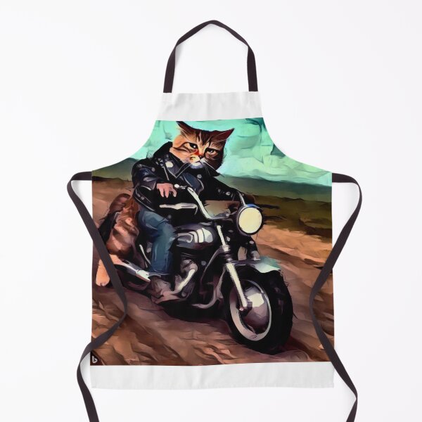 Item preview, biker cat designed and sold by DANIELYSFASHION.