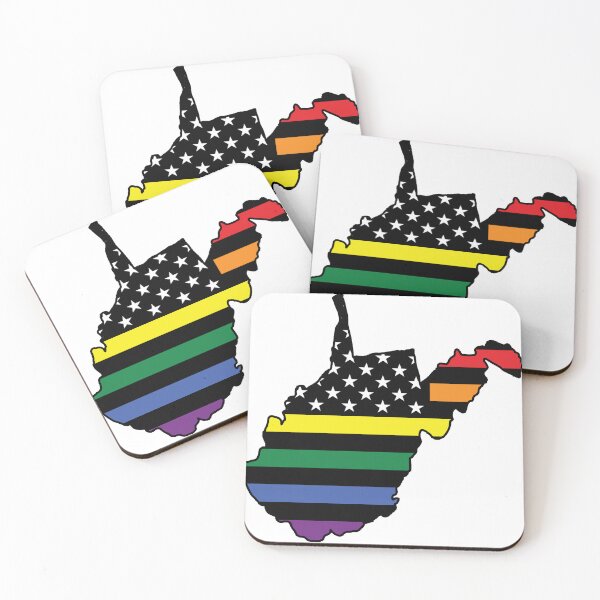 Item preview,  Rainbow Flag West Virginia  designed and sold by DarkwingDave.
