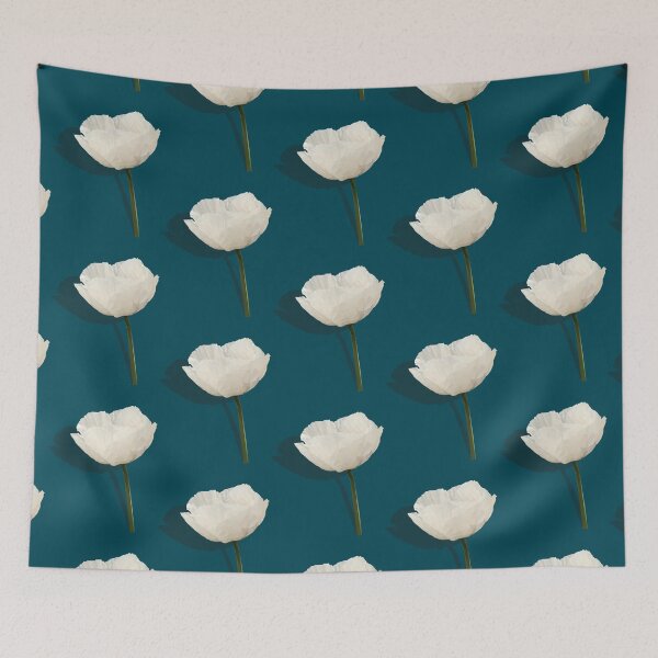 Item preview, Low Poly White Poppy   designed and sold by NalazShipley.
