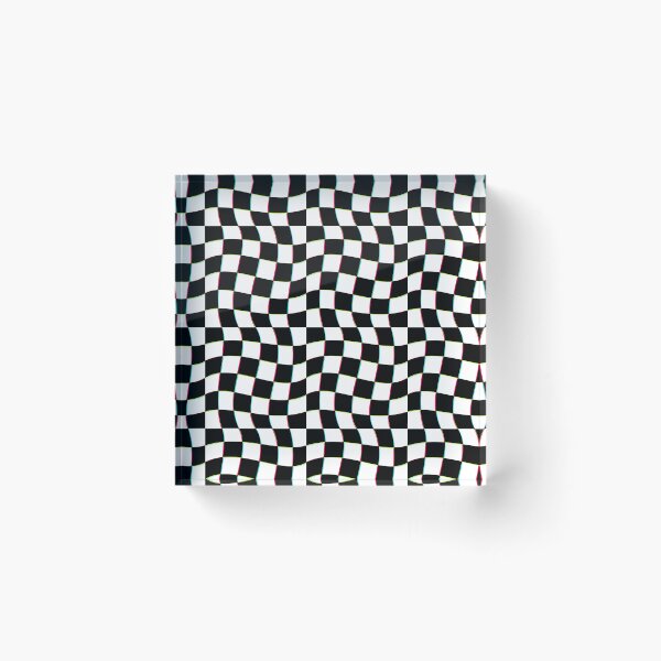 Item preview, Only Slightly Trippy CMYK 3D Checks designed and sold by So70s.