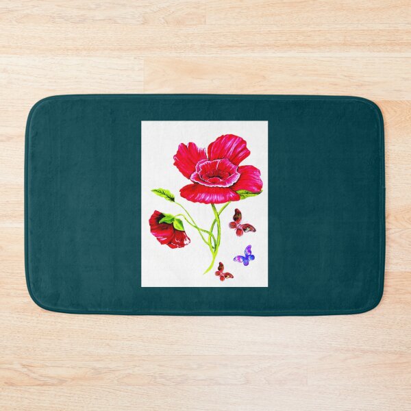 Item preview, Poppies and Butterflies Premium Scoop  designed and sold by NalazShipley.