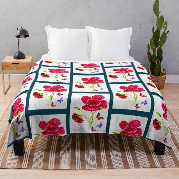 Item preview, Poppies and Butterflies Premium Scoop  designed and sold by NalazShipley.