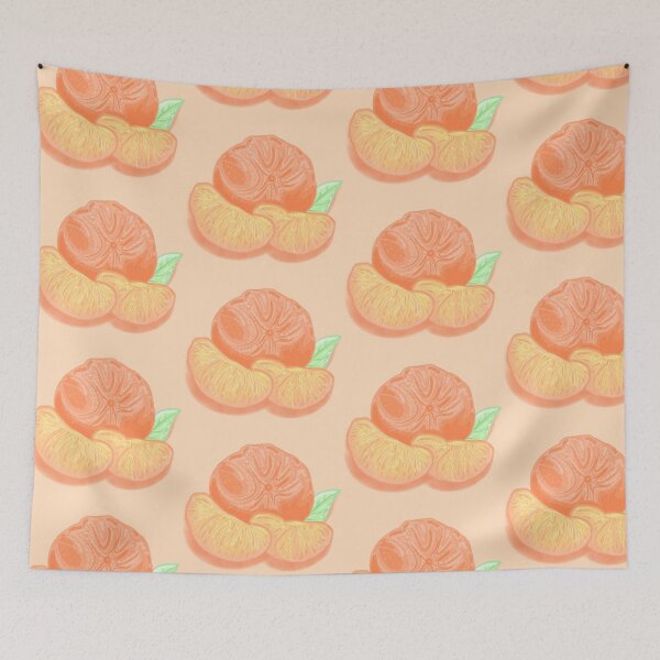 Item preview, Cute tangerine with pastel colors designed and sold by Florvolcanica.