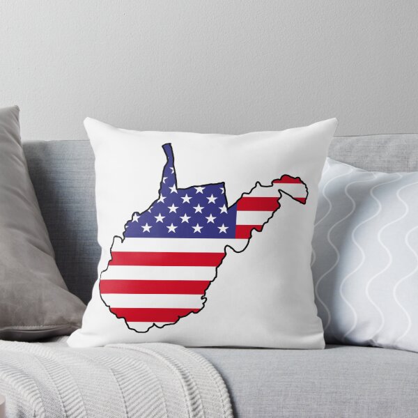 Item preview, USA Flag West Virginia  designed and sold by DarkwingDave.