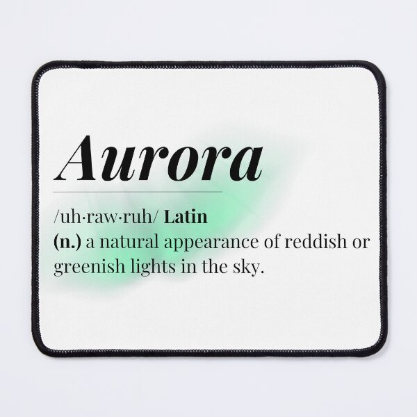 Item preview, Aurora Word Definition  designed and sold by Feather n'  Ink.
