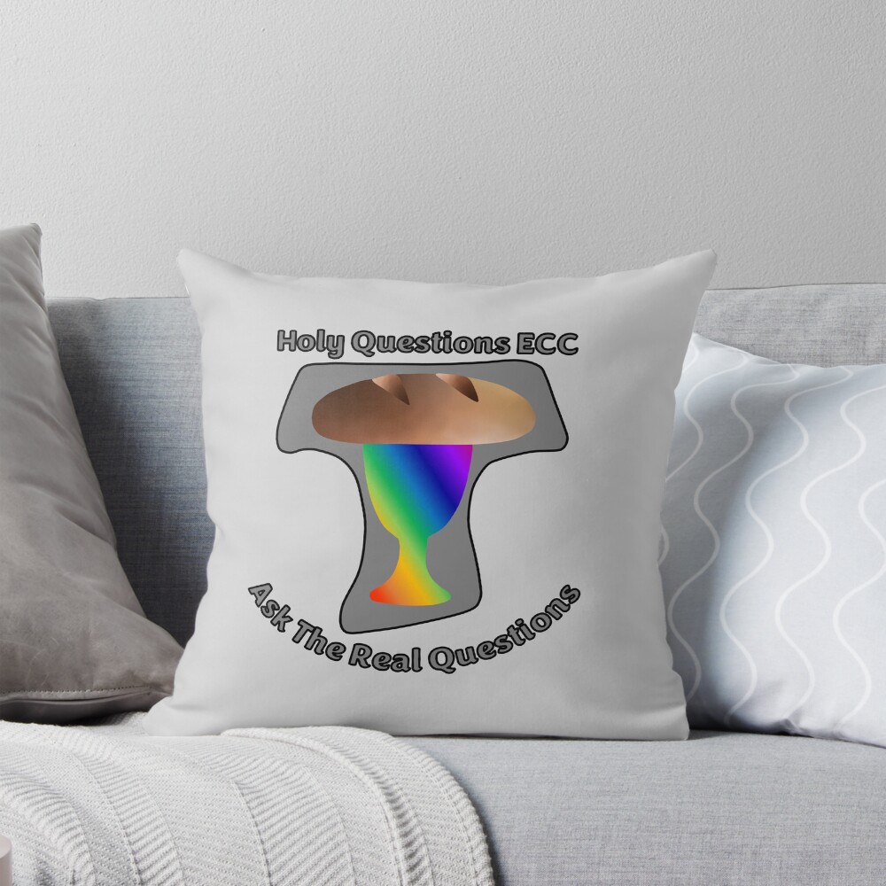 Item preview, Throw Pillow designed and sold by HolyQuestions.
