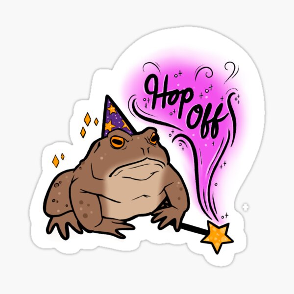 Item preview, Hop Off - Wizard Toad designed and sold by fingerteethart.