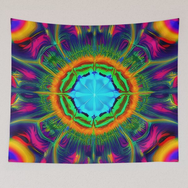 Item preview, Flow Fractal - Psychedelic Pattern designed and sold by NomadicCreative.