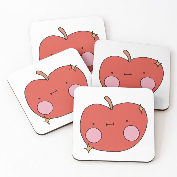 Item preview, grumpy cute red rotten apple designed and sold by girlscape.