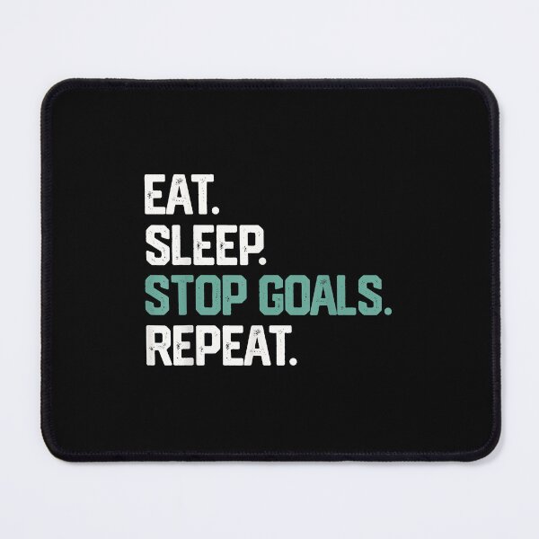 Item preview, EA SLEEP SOP GOALS REPEA SHIR Goalie Soccer Hockey Kids designed and sold by LucasMitchellen.