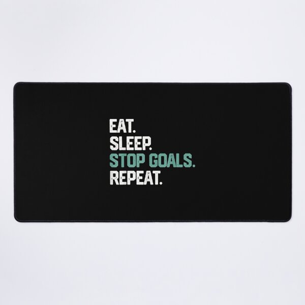 Item preview, EA SLEEP SOP GOALS REPEA SHIR Goalie Soccer Hockey Kids designed and sold by LucasMitchellen.