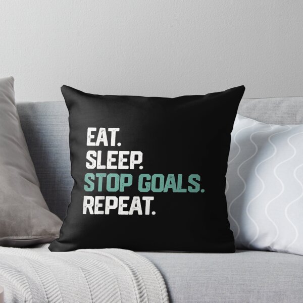 Item preview, EA SLEEP SOP GOALS REPEA SHIR Goalie Soccer Hockey Kids designed and sold by LucasMitchellen.