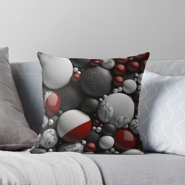 Item preview, Red Gray Pebbles designed and sold by iAkilles.