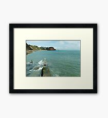 GOING OUT Framed Print