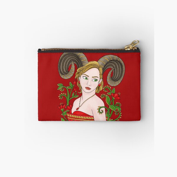 Artikelvorschau, Bunte Illustration einer schönen Widder-Dame entworfen und verkauft von fosfenoStore.