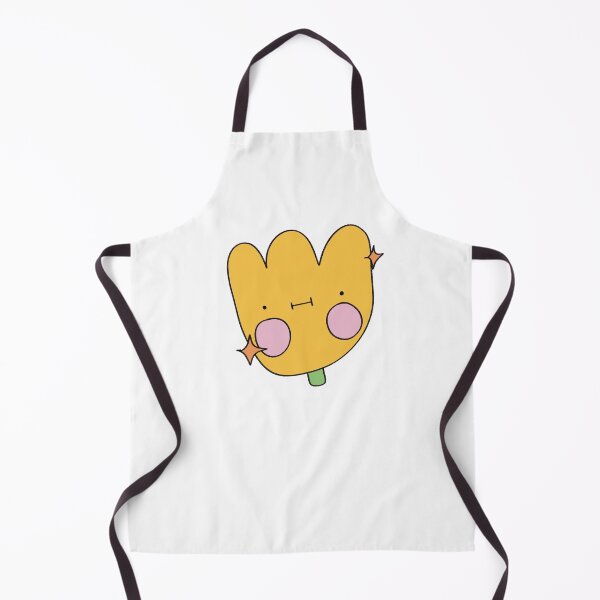 Item preview, grumpy cute yellow tulip flower designed and sold by girlscape.