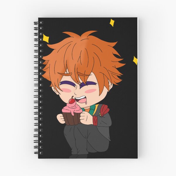 Item preview, Chibi Beel with a cupcake - Obey Me!  designed and sold by Mammons-Goldie.