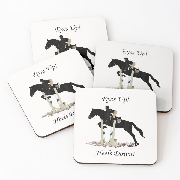 Item preview, Equestrian Eyes Up, Heels Down. Horse Jumping, Hunter,Jumper  designed and sold by LucasMitchellen.