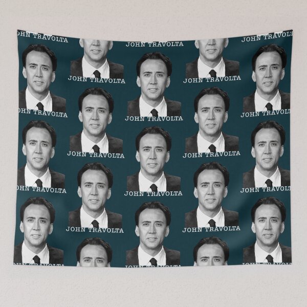 Item preview, Nicolas Cage John Travolta Face Off Black designed and sold by BoredMauded.