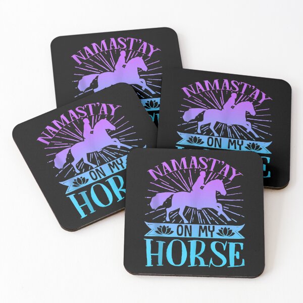 Item preview, Equestrian Horse Rider Namastay On My Horse Horseback Riding   designed and sold by LucasMitchellen.