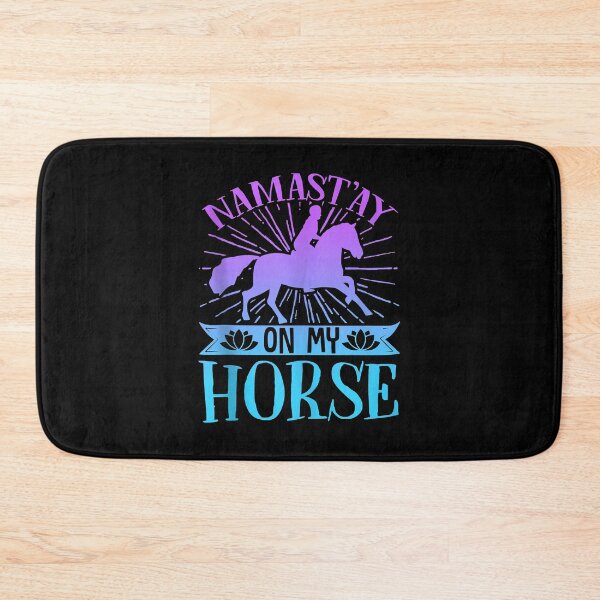Item preview, Equestrian Horse Rider Namastay On My Horse Horseback Riding   designed and sold by LucasMitchellen.