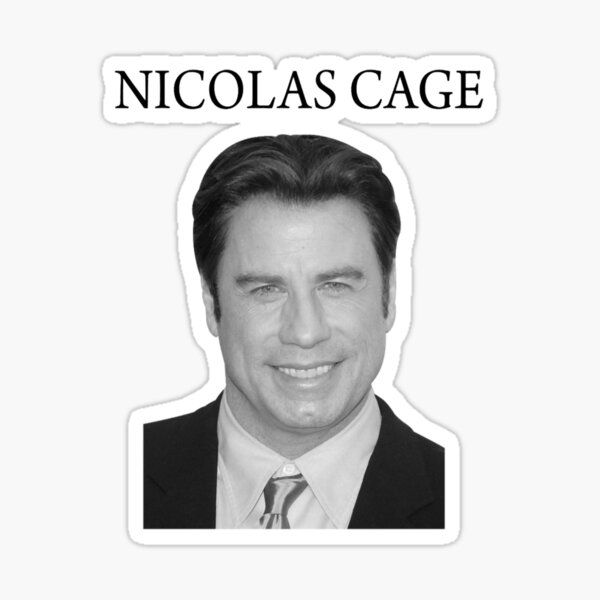 Item preview, Nicolas Cage John Travolta Faceoff designed and sold by BoredMauded.