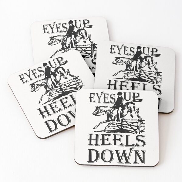 Item preview, Eyes Up Heels Down Vintage Retro Gift For Equestrian Women   designed and sold by LucasMitchellen.