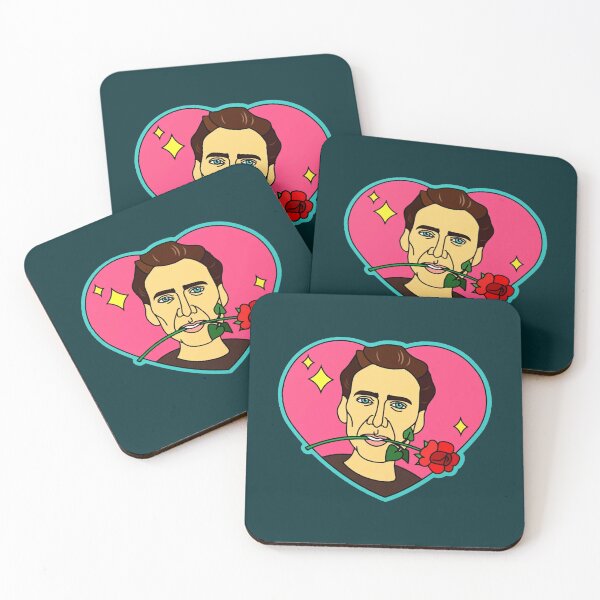 Item preview, Nicolas cage shower curtain team designed and sold by BoredMauded.
