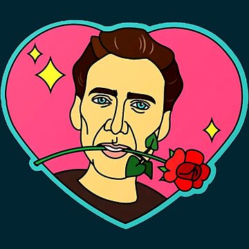 Artwork thumbnail, Nicolas cage shower curtain team by BoredMauded