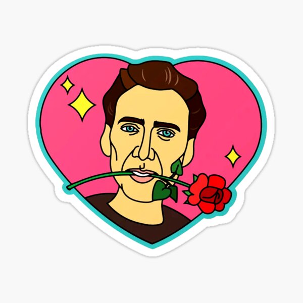 Item preview, Nicolas cage shower curtain team designed and sold by BoredMauded.