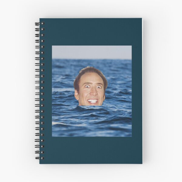 Item preview, Nicolas Cage Sea Fitted V-Neck  designed and sold by BoredMauded.