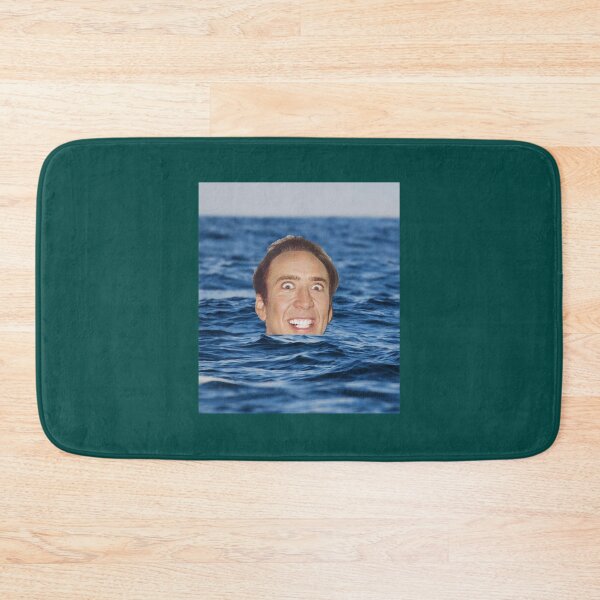 Item preview, Nicolas Cage Sea Fitted V-Neck  designed and sold by BoredMauded.