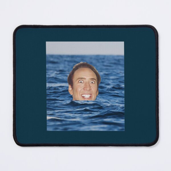 Item preview, Nicolas Cage Sea Fitted V-Neck designed and sold by BoredMauded.